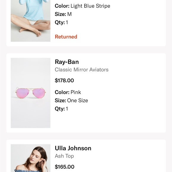 Rayban Classic Mirror Aviators in Pink. - Picture 8 of 8